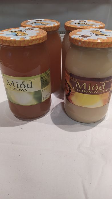Miód  wielokwiatowy,i lipowy  i leśny z tego roku 1,,2 5kg wysyłka