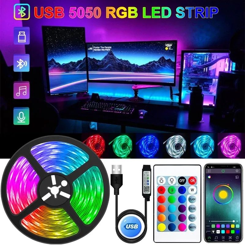 Діодна лента RGB-5 м