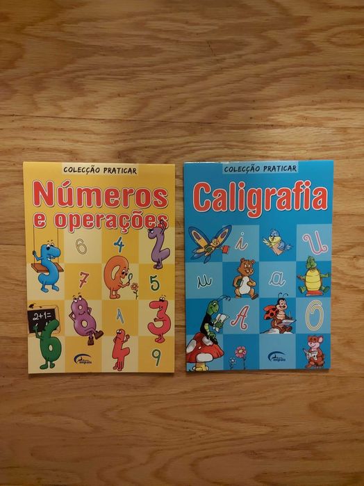 Vendo livros novos (autocolantes/seguir linhas tracejadas)-pré escolar