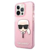 Etui Karl Lagerfeld do iPhone 13 Pro Max - Różowe Glitter
