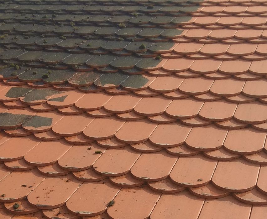 Mycie Dachów dachu dachówka Impregnacja Malowanie Czyszczenie Rynien