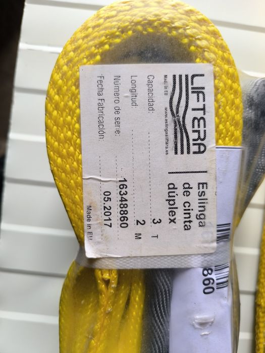 Cintas de elevação de carga NOVAS