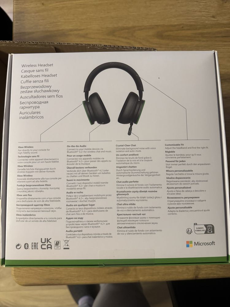 Słuchawki Microsoft Wireless Headset Xbox One bezprzewodowe NOWE ZAPLO