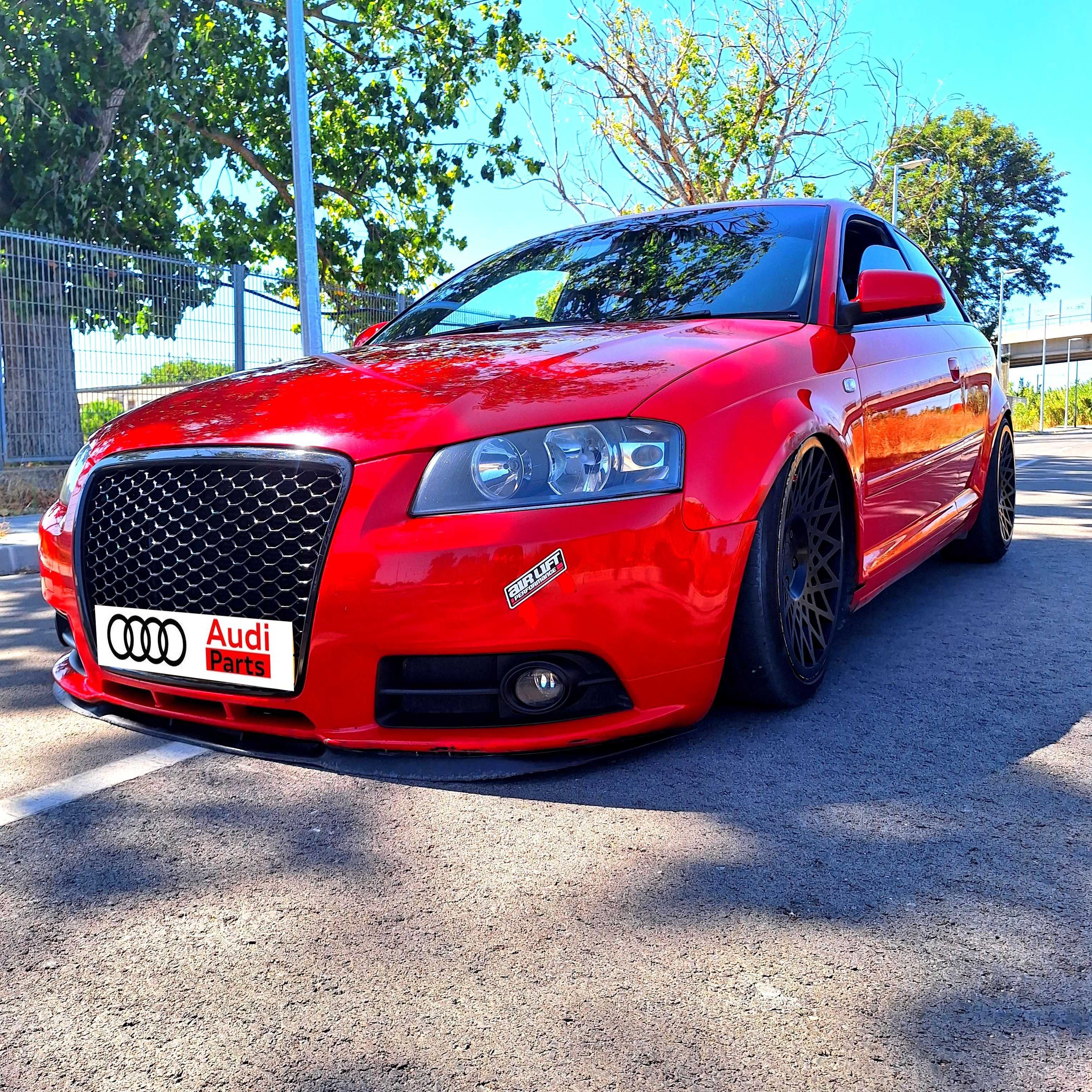 Parachoques Frontal S-Line Original + Grelha + Lip - Audi A3 8P