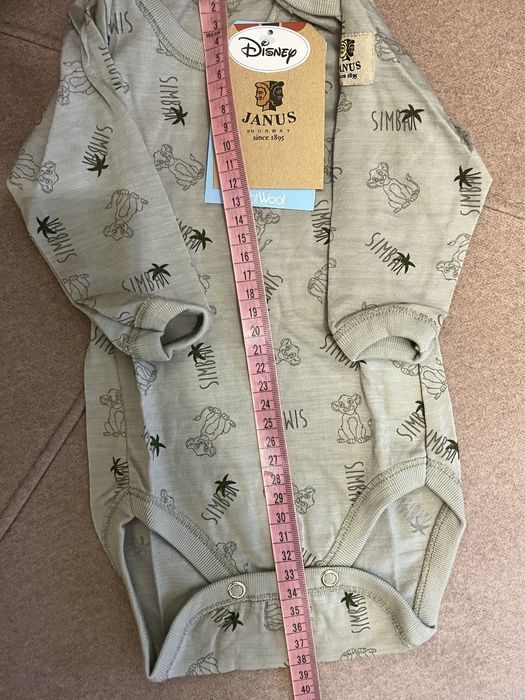 Body merino nowe z metką Janus wełna 60 62 68 Disney