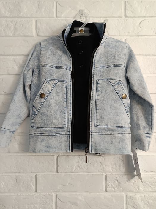 Katana Jeansowa Chłopięca Bomberka Kamir