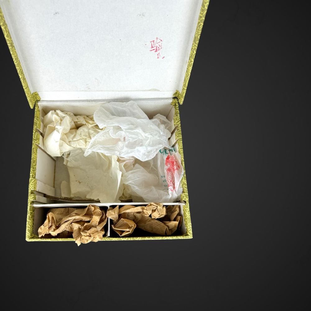 Para wazonów emalia cloisonne kwiat magnolii + podstawki B4/61911