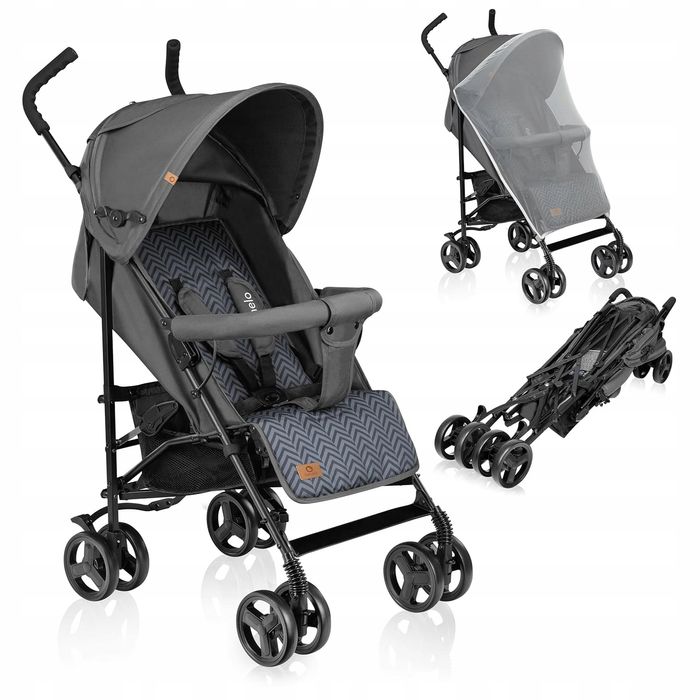 Wózek spacerowy Lionelo Elia 0-15 kg Graphite