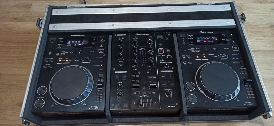 Konsola Pioneer CDJ 350+DJM 350+Case