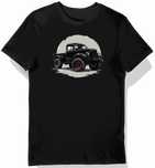 Koszulka męska czarna z motywem stylowego Dodge Power Wagon L