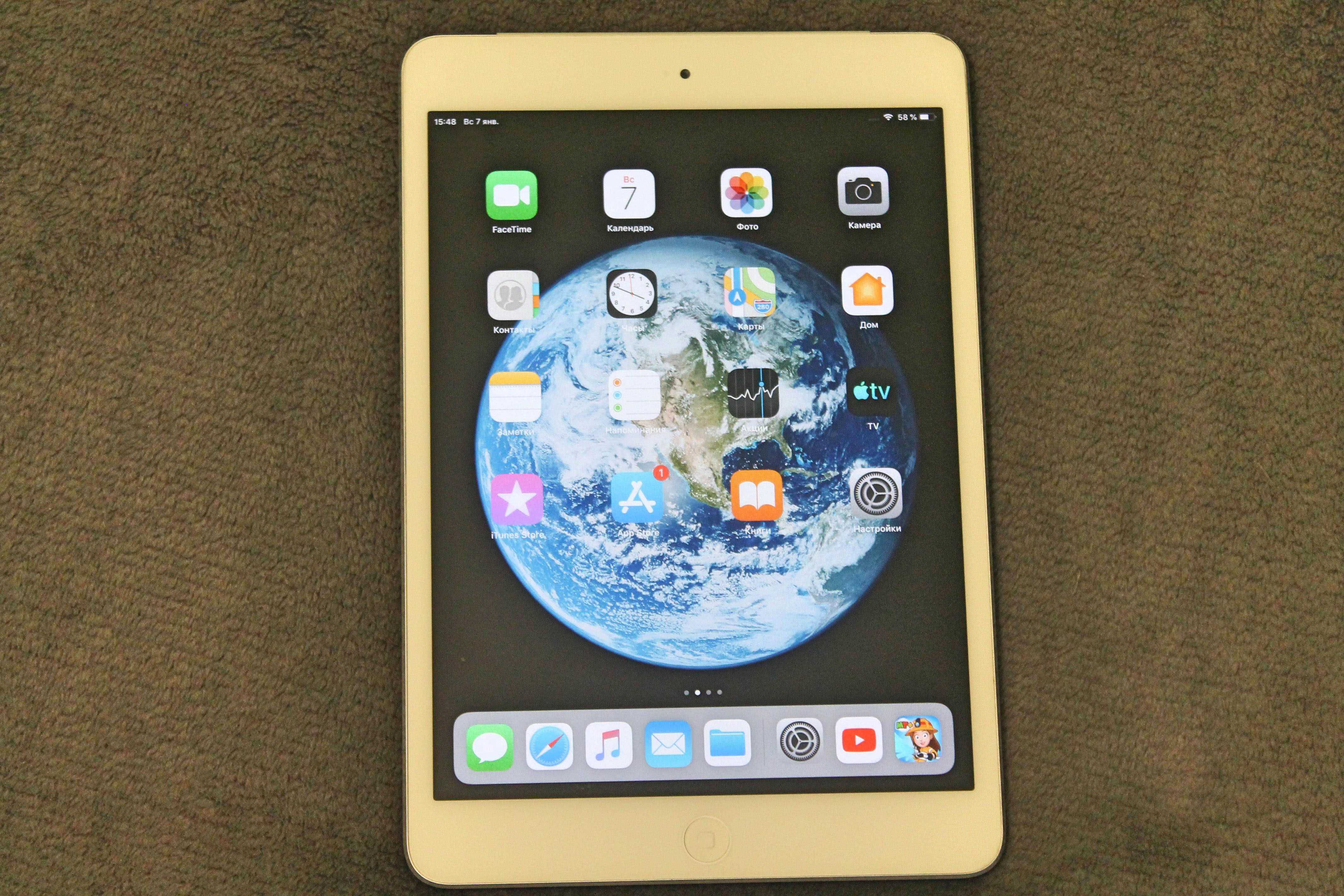 Планшет Apple iPad mini 7.9" (2-gen) / 32Gb / Wi-Fi + 4G / Silver!
