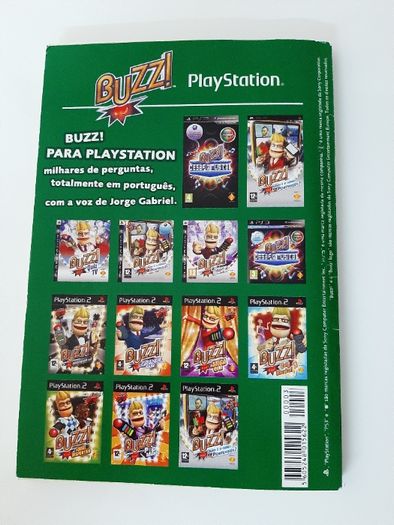 Perguntas Jogo Buzz PlayStation - livro revista Visão