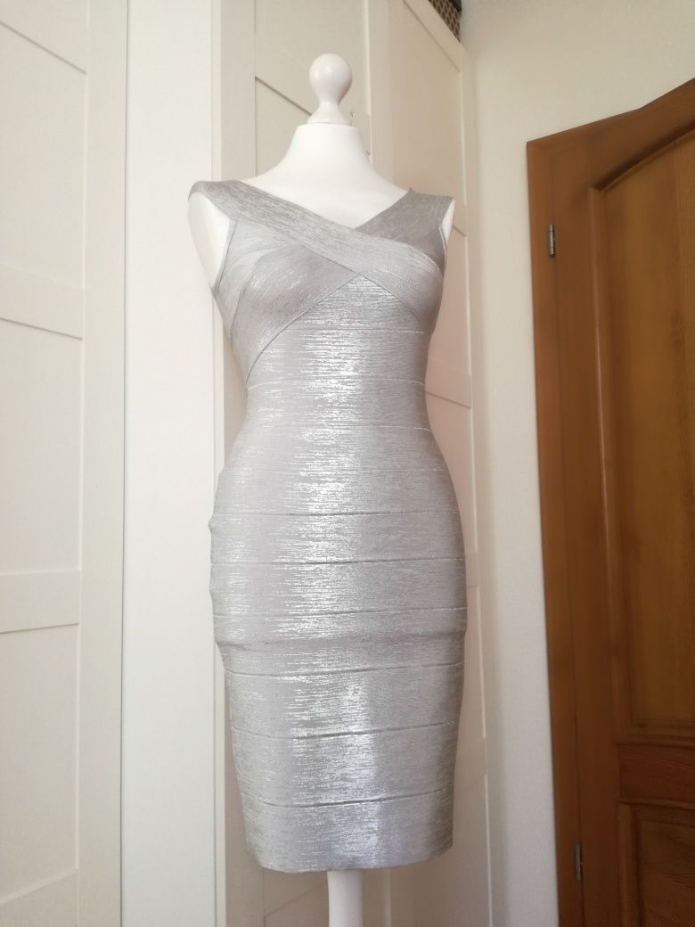 Herve Leger Paris Sukienka bandażowa M nowość oryginał nowa Paris Hilt