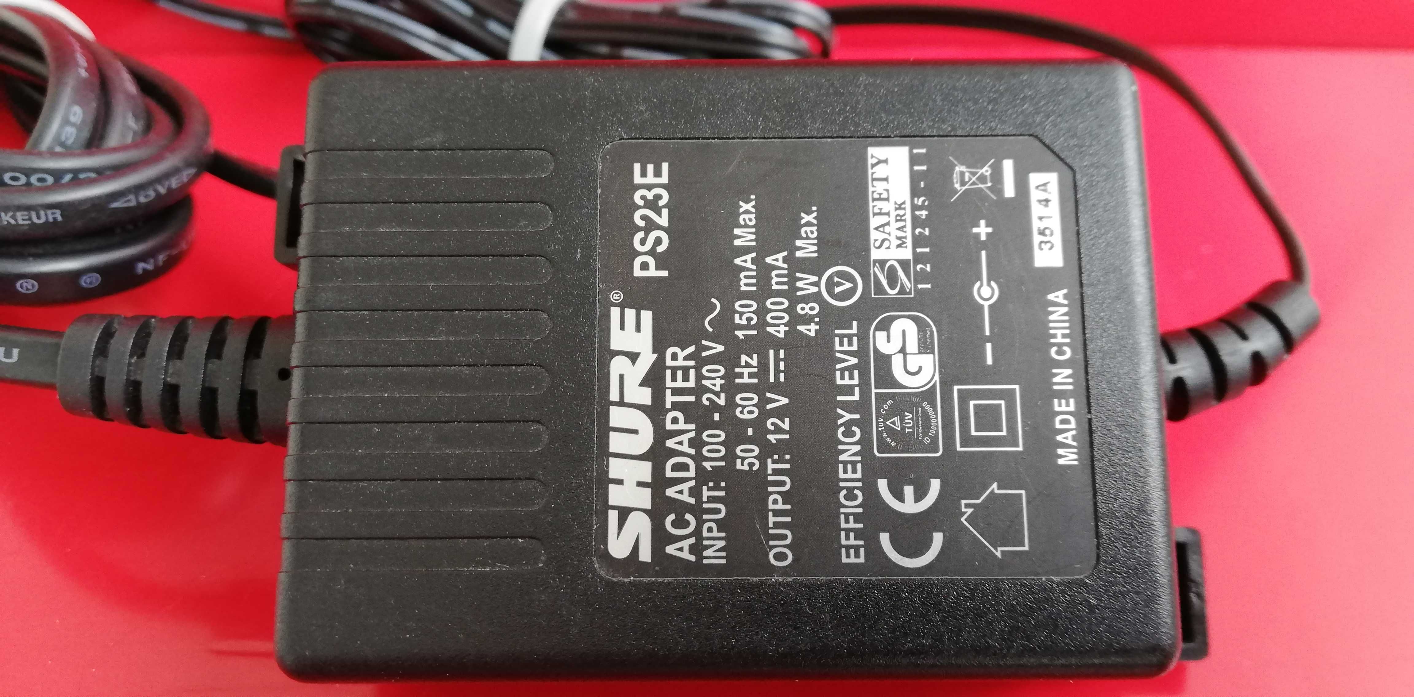 Блок питания Shure PS23E 12V 400mA (4.8W max)