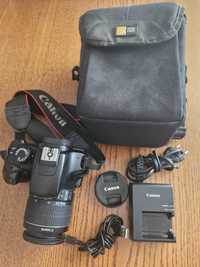 Sprzedam Canon EOS 1100d, obiektyw, ładowarkę, przewód oraz torbę