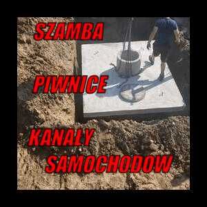 Zbiorniki/szamba 12m3 betonowe Piwnica Betonowe kanały samochodowe