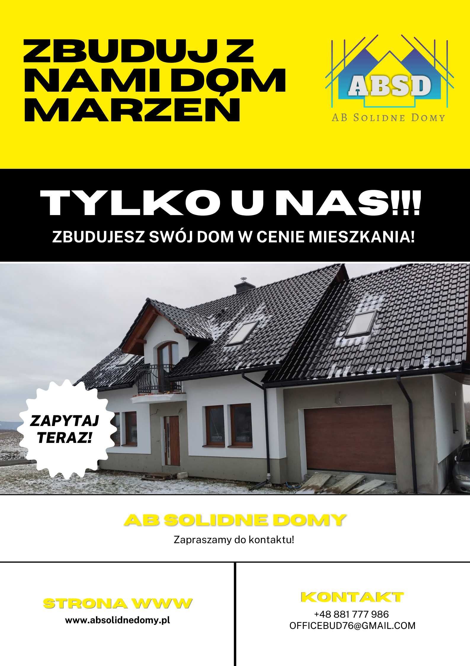 Budow domów od podstaw -Projekt domów oraz pozwolenia GRATIS!