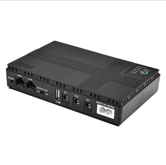 1 шт. УПС для роутера бесперебойник пауэрбанк. Mini UPS DC-1018P 18W