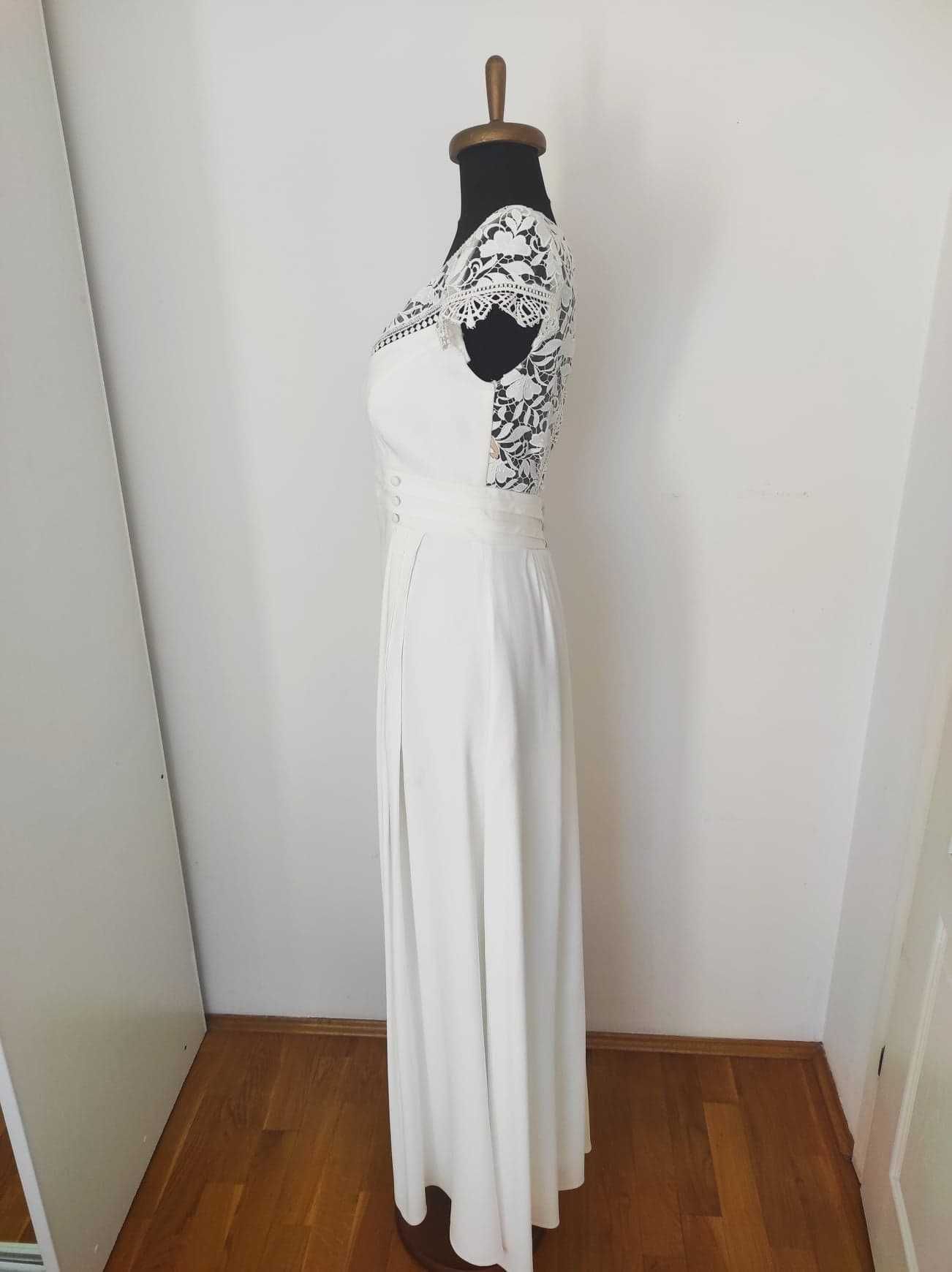 Suknia ślubna/ boho/ Agnes Bridal 2020/ ivory/ r. 36-38