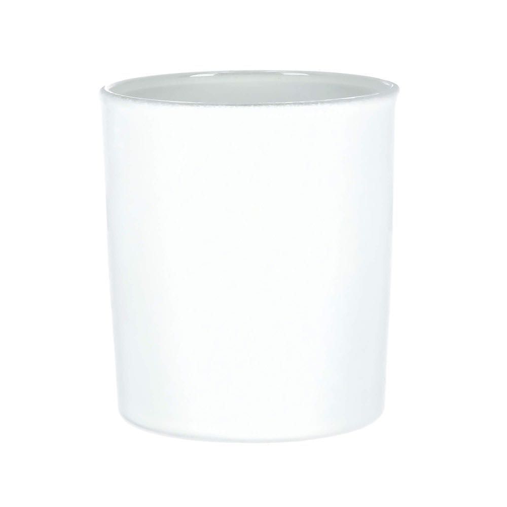 Pojemnik szklany do zalewu świec biały 320ml