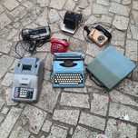 Velherias  antiguidades, telefone,maquinas antiga