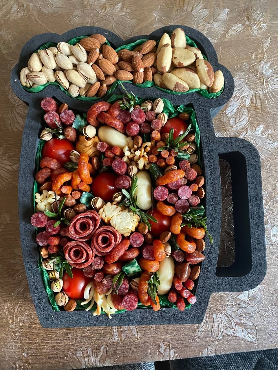 Подарок женщине/девушке, букет из сухофруктов и конфет