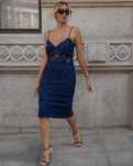 Vestido rendado Scripta