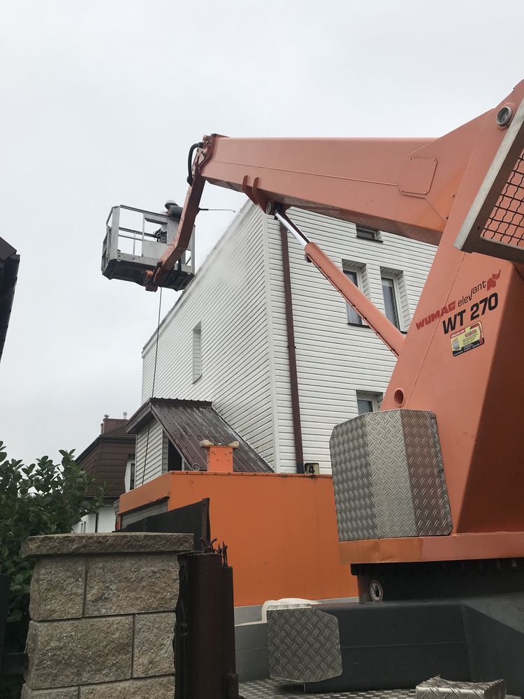 Czyszczenie elewacji mycie kostki brukowej rynien dachow