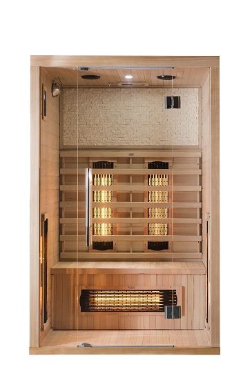 Sauna infrared Roma promienniki kwarcowe 2os spa sauny podczerwień