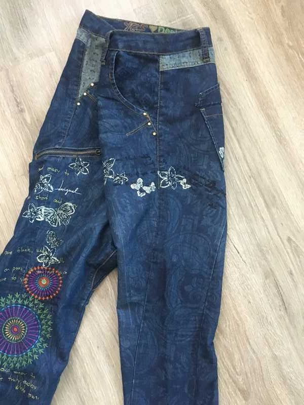 Alladynki Desigual baggy jeans