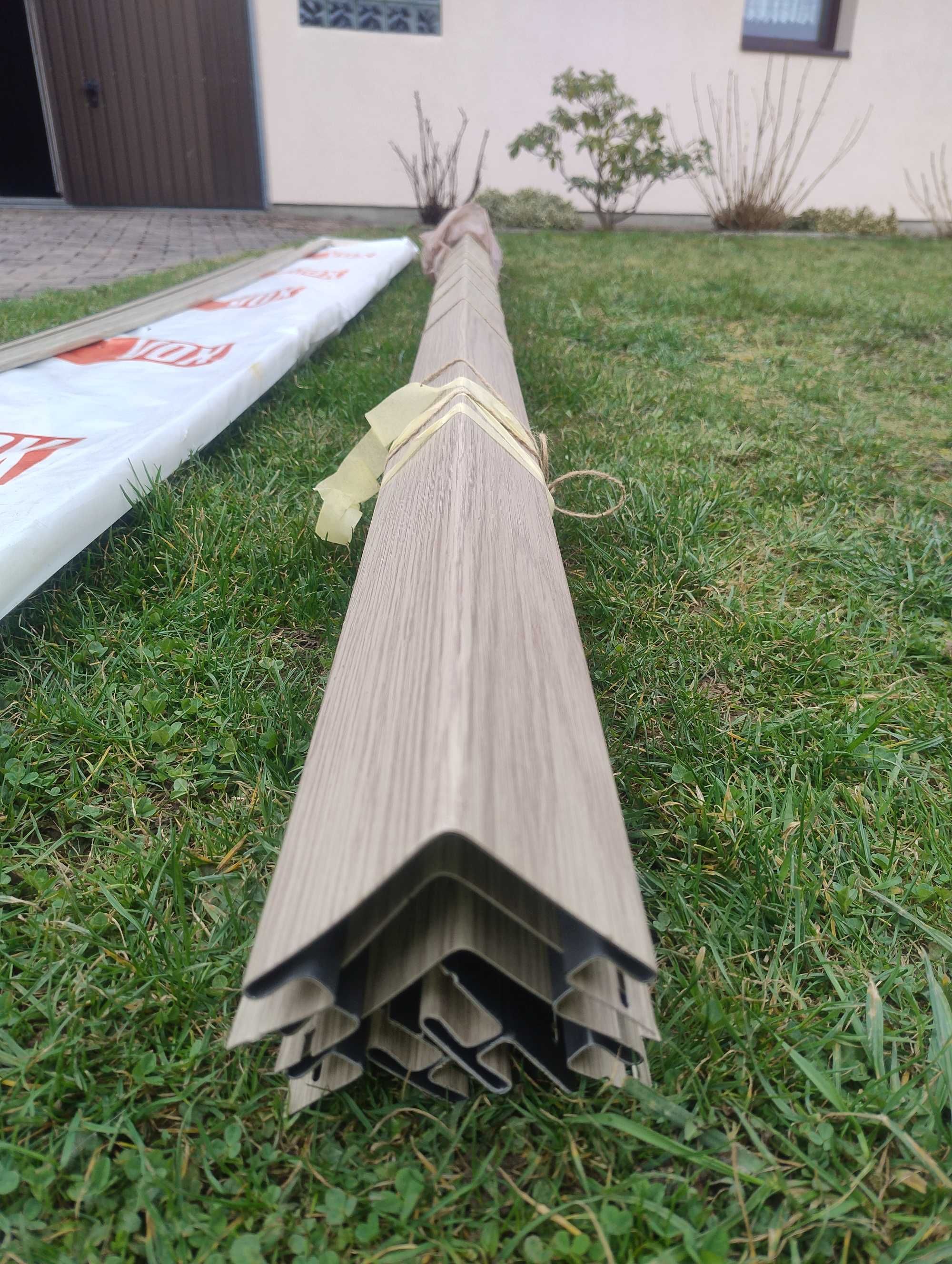 Panele ścienne zewnętrzne 22,5m2 + listwy