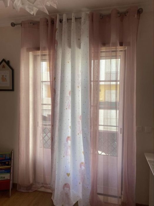 3 Cortinados Princesa