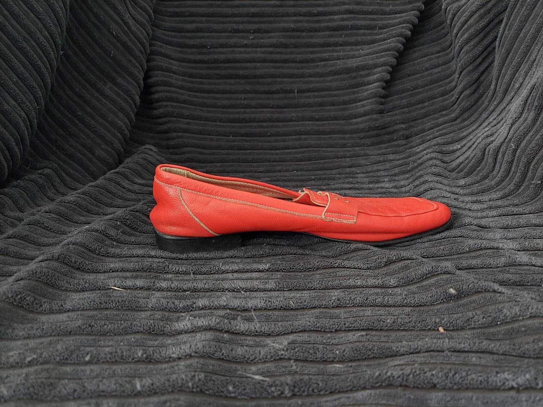 Mokasyny skórzane buty damskie