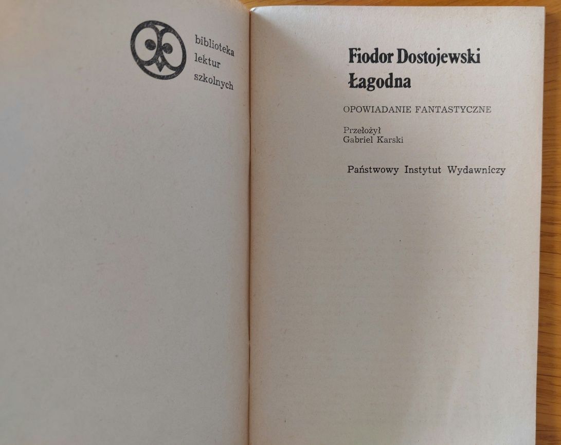 Fiodor Dostojewski Łagodna