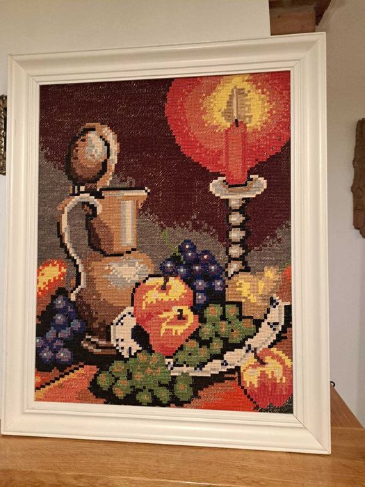 Obraz haftowany metodą krzyżykową