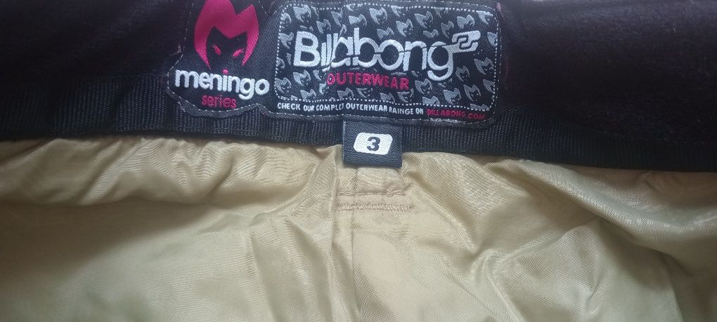 Spodnie snowboardowe billabong rozmiar M na ok 158/164 cm bdb-