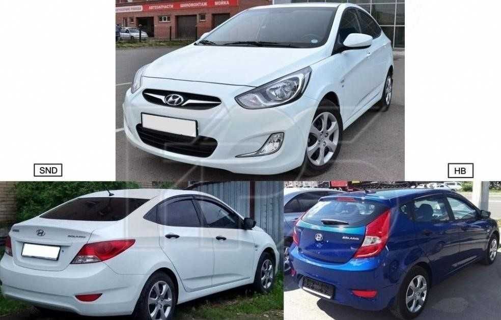 Двери Hyundai Accent Solaris 11-15 Акцент Солярис Запчасти