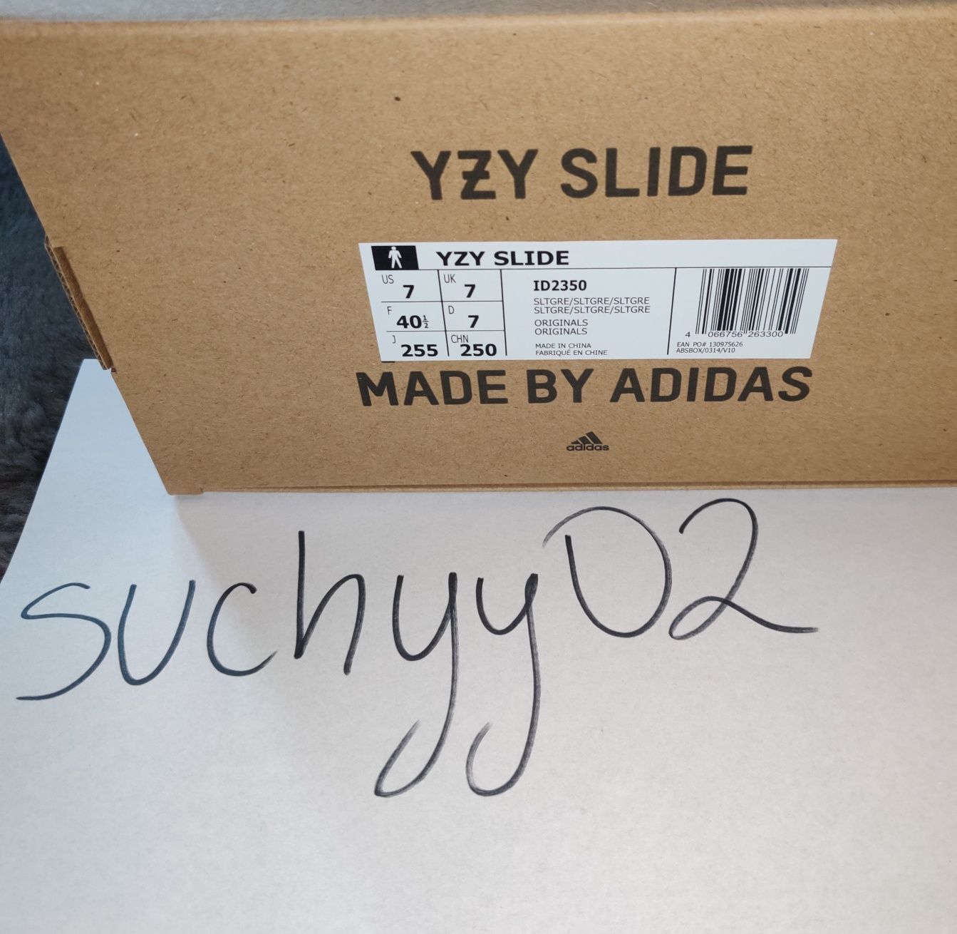 Adidas Yeezy Slide Slate Grey