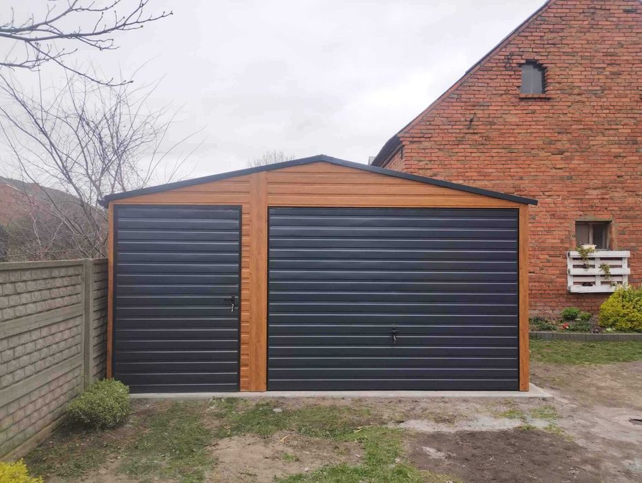 garaże blaszane, blaszaki,drewnopodobne, garaż 6x6,5×6,6x5, 4x6,profil