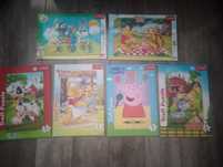 Puzzle duże dla dziecka - 6 sztuk