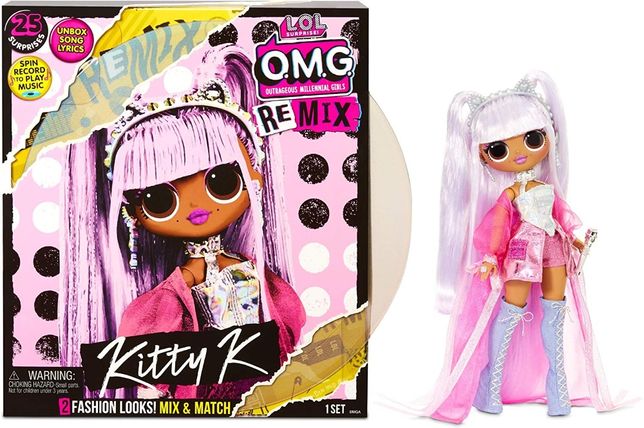 Кукла ЛОЛ ОМГ Королева Китти Ремикс LOL Surprise O.M.G. Remix Kitty K