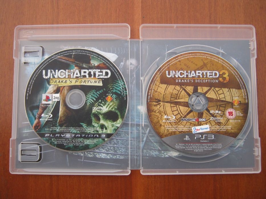 Uncharted 3 Drake’s Deception + Drake’s Fortune PS 3