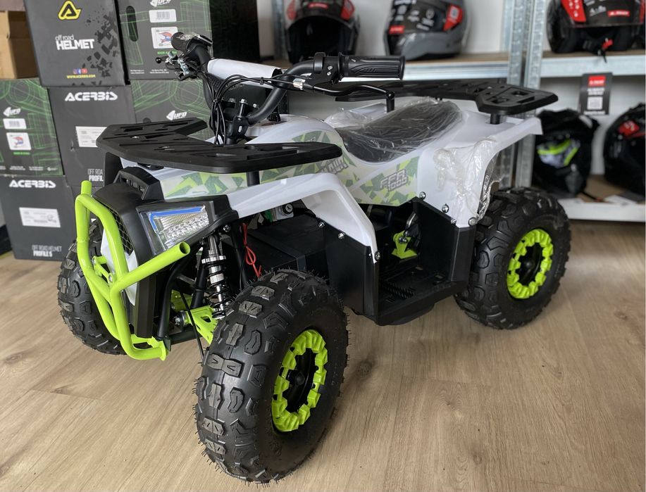 Quad mini ATV dla dzieci elektryczny 1000W spalinowy rozrusznik