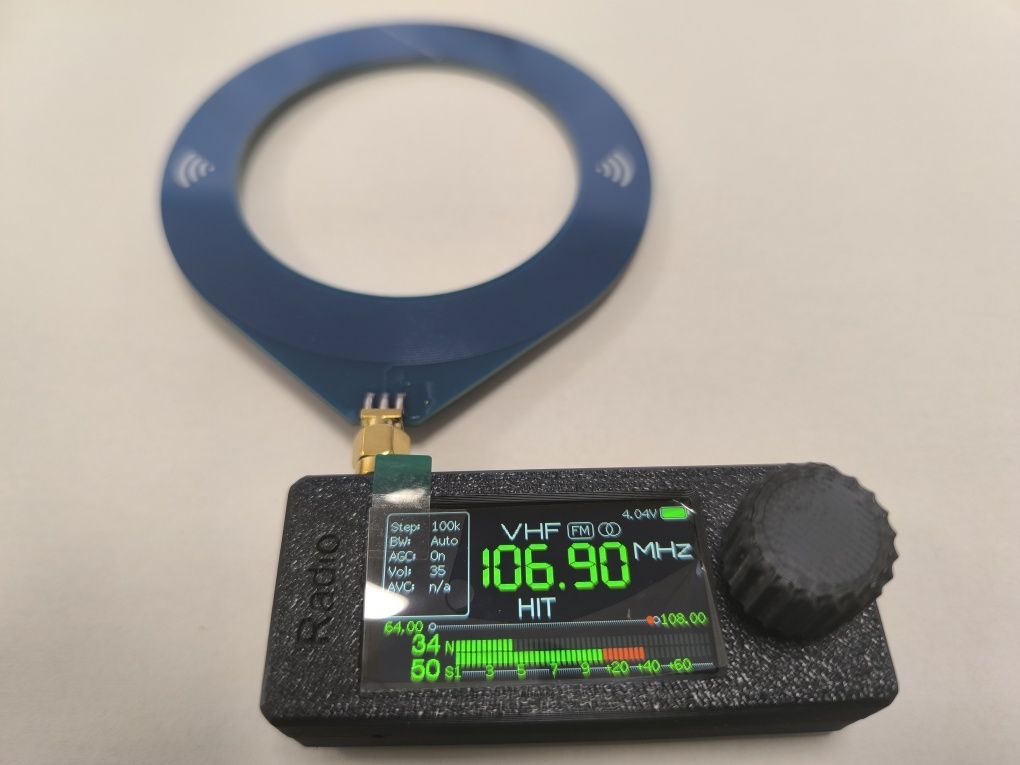 Радіо ATS mini DSP V2 Si4732 0.5-108MHz IPS MW,LW,SW,AM,USB,LSB,SSB,FM