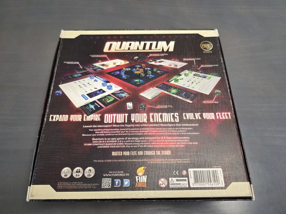 Quantum gra planszowa kościana 4x rodzinna szybka
