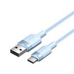 Kabel USB Vention 1m USB-A DO USB-C 3A Szybkie Ładowanie Niebieski
