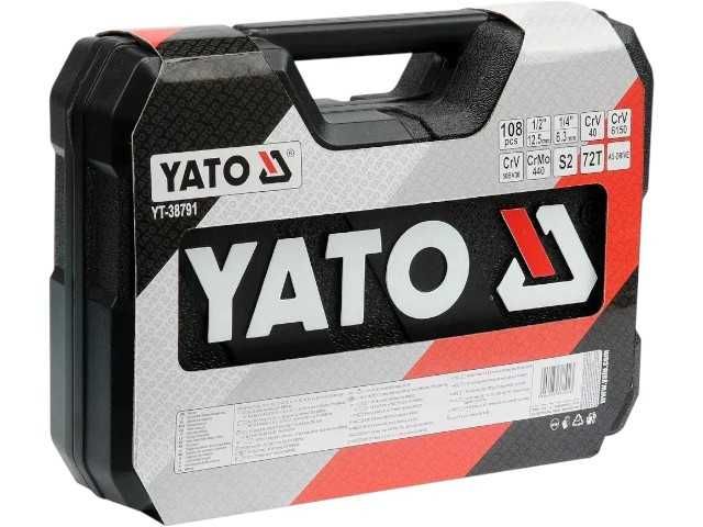 Набор инструментов 108 пр. YATO (головки / ключи /трещетки)