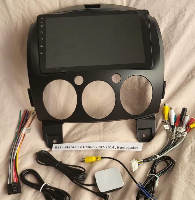 R31 - Auto Rádios Mazda 2 e Demio 2007 a 2014 , 9 polegadas  android