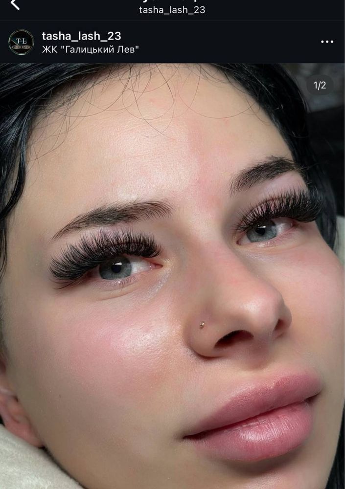 Нарощування вій (будь-яка довжина, ефект) , студія краси Tasha Lash