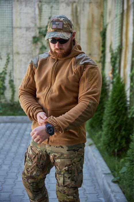 Кофта флісова Shark Skin Military Multicam/олива/койот